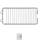 Аксессуары для ванной комнаты и туалета САНАКС 1220 Мыльница решетка малая двухсекционная с крючками нержавейка хромированная (2)