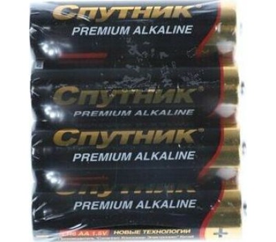 Элементы питания СПУТНИК LR03/4S/96 PREMIUM ALKALINE