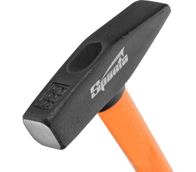 Молотки с фибергласовой рукояткой SPARTA Молоток слесарный, 400 г, фибергласовая обрезиненная рукоятка 10374