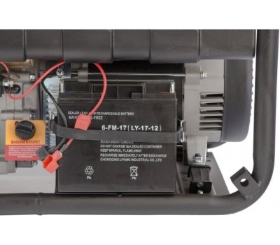 Генераторы бензиновые DENZEL Генератор бензиновый PS 90 EA, 9,0 кВт, 230В, 25л, коннектор автоматики, электростартер 946934