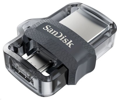 USB флэш-накопитель SANDISK 32GB Ultra Android Dual Drive OTG черный USB3.0/microUSB (SDDD3-032G-G46)