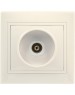 Розетка SMARTBUY (SBE-01i-S1-TV) Венера, 1-местная, бежевый
