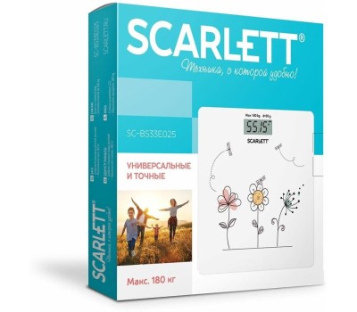 Весы напольные SCARLETT SC-BS33E025