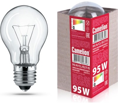 Лампа CAMELION (15043) 95/A/CL/E27/G