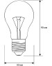 Лампа CAMELION (15043) 95/A/CL/E27/G