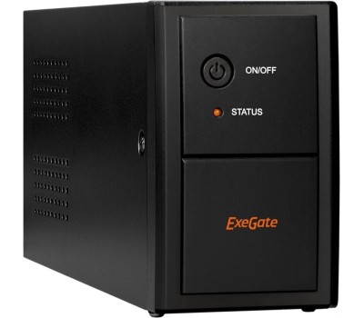 EXEGATE EP285601RUS ИБП SpecialPro UNB-650.LED.AVR.EURO <650VA/360W, LED, AVR, 2 евророзетки, Black>