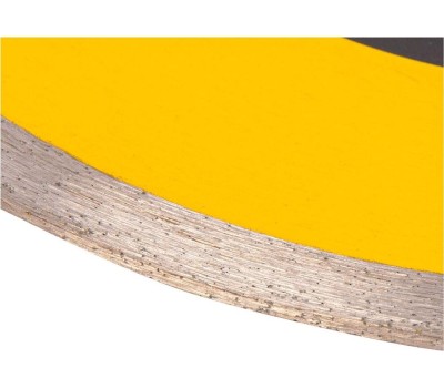 Алмазный диск DENZEL Диск алмазный сплошной, супертонкий, 200 х 25,4 мм, горячее прессование, мокрое резание 73159