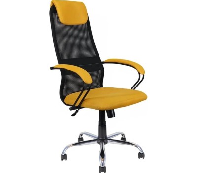 Кресло компьютерное ЯРКРЕСЛА Кр76 Х ТГ ПЛАСТ TW желтая