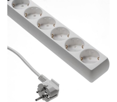 Сетевой фильтр BURO 600SH-3-W белый (коробка) 992266