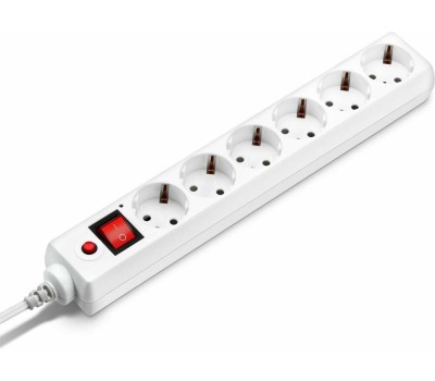 Сетевой фильтр BURO 600SH-3-W белый (коробка) 992266