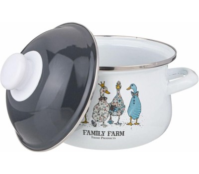 Кастрюля AGNESS 934-620 FAMILY FARM 1.5л