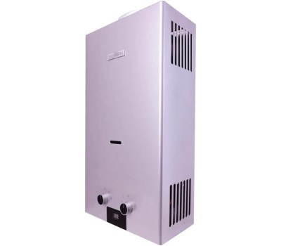 Проточный газовый водонагреватель GENBERG 110.01 СТАНДАРТ 10 л. Серебро