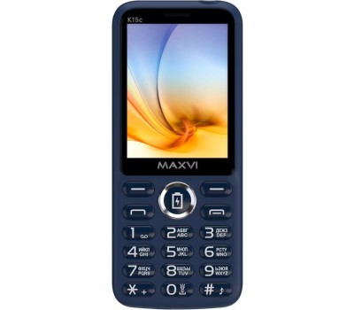 Телефон MAXVI K15c синий