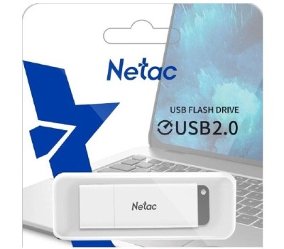 NETAC Флеш Диск 64GB U185 NT03U185N-064G-20WH USB2.0 белый