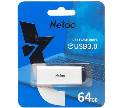 NETAC Флеш Диск 64GB U185 NT03U185N-064G-20WH USB2.0 белый