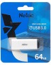 NETAC Флеш Диск 64GB U185 NT03U185N-064G-20WH USB2.0 белый