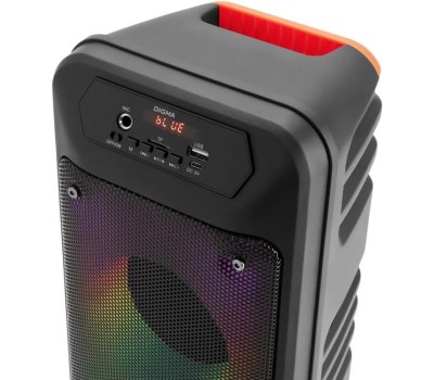 Минисистема DIGMA Минисистема D-MC1705 черный 40Вт FM USB BT micro SD