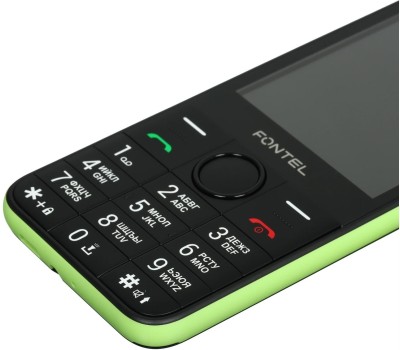 Телефон мобильный FONTEL FP320 черно-зеленый