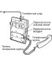 Телефон проводной PANASONIC KX-TS2350RUW