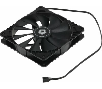 ID-COOLING Вентилятор WF-14025-XT 140мм, 4-pin, 1600об/мин, 17 - 33 дБ, черный, Ret [wf-14025-xt black]
