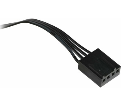 ID-COOLING Вентилятор WF-14025-XT 140мм, 4-pin, 1600об/мин, 17 - 33 дБ, черный, Ret [wf-14025-xt black]
