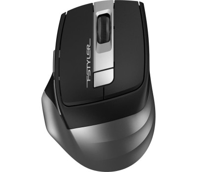 A4TECH Мышь беспроводная Fstyler FG35, радио, оптическая, USB, 2000dpi, серый и черный [fg35 grey]