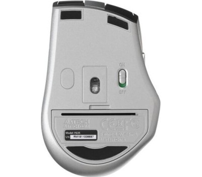 A4TECH Мышь беспроводная Fstyler FG35, радио, оптическая, USB, 2000dpi, серый и черный [fg35 grey]