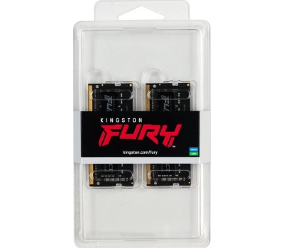 Оперативная память KINGSTON Оперативная память Fury Impact KF432S20IBK2/16 DDR4 - 2x 8ГБ 3200МГц, для ноутбуков (SO-DIMM), Ret