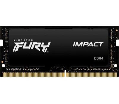 Оперативная память KINGSTON Оперативная память Fury Impact KF432S20IBK2/16 DDR4 - 2x 8ГБ 3200МГц, для ноутбуков (SO-DIMM), Ret
