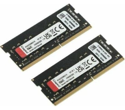Оперативная память KINGSTON Оперативная память Fury Impact KF432S20IBK2/16 DDR4 - 2x 8ГБ 3200МГц, для ноутбуков (SO-DIMM), Ret