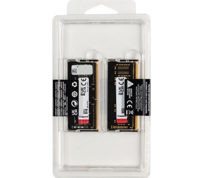 Оперативная память KINGSTON Оперативная память Fury Impact KF432S20IBK2/16 DDR4 - 2x 8ГБ 3200МГц, для ноутбуков (SO-DIMM), Ret