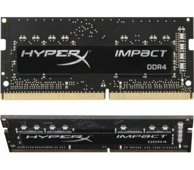 Оперативная память KINGSTON Оперативная память Fury Impact KF432S20IBK2/16 DDR4 - 2x 8ГБ 3200МГц, для ноутбуков (SO-DIMM), Ret