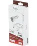 HAMA Автомобильное зарядное устройство H-183317, USB-C, 8-pin Lightning, 30Вт, 3A, белый [00183317]