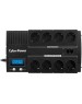 ИБП CYBERPOWER ИБП BR1200ELCD {Line-Interactive, 1200VA/720W USB/RJ11/45/USB charger A/С (4+4 EURO), 12В/5.8 Ач х 2}