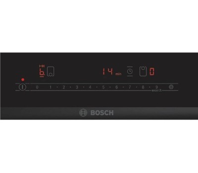 Варочная панель электрическая BOSCH Электрическая варочная поверхность PKF375FP2E, конфорок: 2 шт., стеклокерамика, независимая, черный