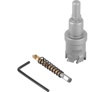 Коронка DENZEL Коронка по металлу твердосплавная, 27 мм 724007