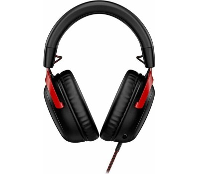 HYPERX Гарнитура игровая Cloud III, для компьютера и игровых консолей, мониторные, проводные, черный / красный [727a9aa]