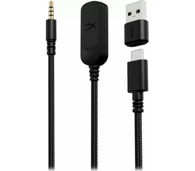 HYPERX Гарнитура игровая Cloud III, для компьютера и игровых консолей, мониторные, проводные, черный / красный [727a9aa]