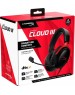 HYPERX Гарнитура игровая Cloud III, для компьютера и игровых консолей, мониторные, проводные, черный / красный [727a9aa]