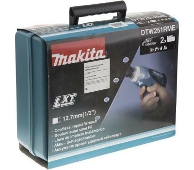 Гайковерт MAKITA Ударный гайковерт DTW251RME, 4Ач, с двумя аккумуляторами