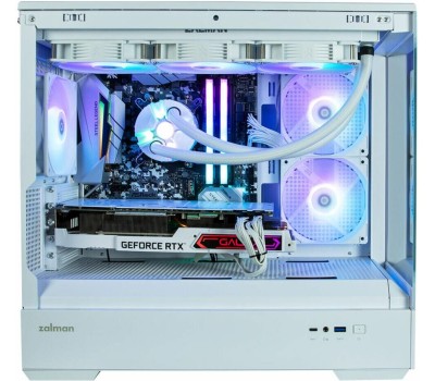 ZALMAN Корпус MiniTower P30 AIR белый (mATX, без БП, USB3.0+USB3.2, 3x140mm ARGB) ( P30 AIR White)