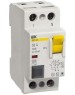 IEK Выключатель дифф. тока (УЗО) ВД1-63 (MDV10-2-040-300) 40A 2П 230В 2 модуля белый (упак.:1шт)