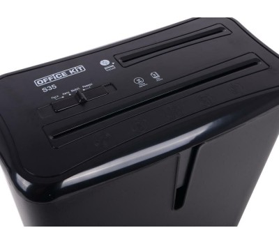 шредеры OFFICE KIT Уничтожитель бумаг S35, P-4, 4х40 мм, 9 лист. одновременно, 14л [ok0440s035]