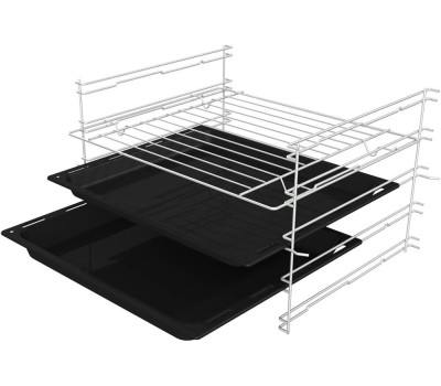 Духовой шкаф электрический GORENJE Духовой шкаф электрический BO6737E03NWG, 73л, дверца с 2 стеклами, белый