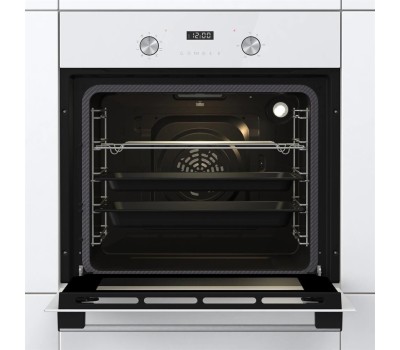 Духовой шкаф электрический GORENJE Духовой шкаф электрический BO6737E03NWG, 73л, дверца с 2 стеклами, белый