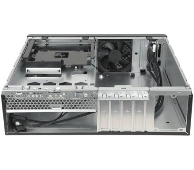 Корпус для ПК CHIEFTEC Корпус mATX UNI BE-10B-300, Slim-Tower, 300Вт, черный