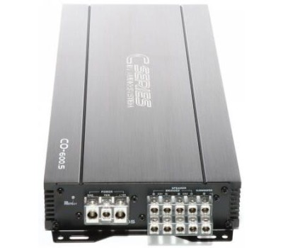 Автоусилитель AUDIO SYSTEM Усилитель CO-600.5, CO-Series, Class-AB, 4x60+1x250Вт/4 Ом, 4х85+1x350Вт/2 Ом, ПДУ