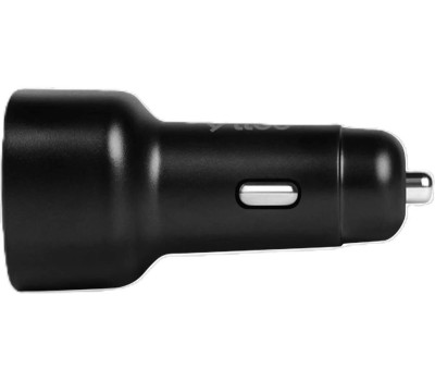 TTEC Автомобильное зарядное устройство SmartCharger Duo PD 48W Vehicle Fast Charger USB-C+USB-A с кабелем USB-C-Lightning. Цвет: черный