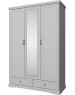Модульная мебель АНРЭКС VALENCIA Шкаф 3DG2S Z. Цвет СЕРЫЙ (6 уп.)