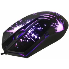 OKLICK Мышь Оклик 399M STIGMA черный оптическая (1200dpi) USB для ноутбука (3but)